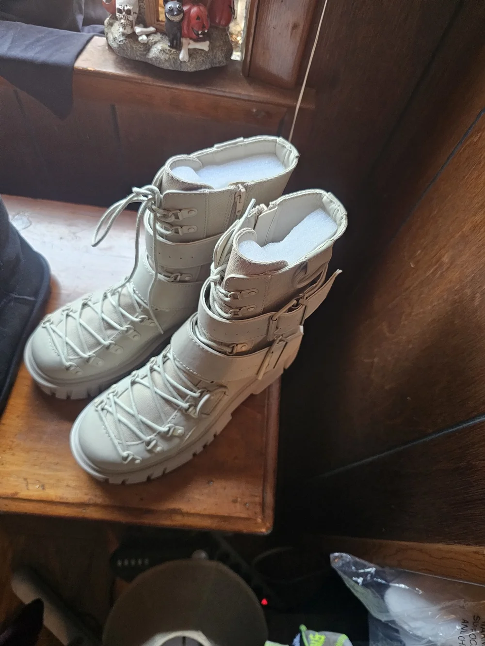 Dollskill x Club Exx Tan Traitor Boots
